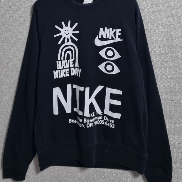 오버핏 S ) 나이키 블랙 맨투맨