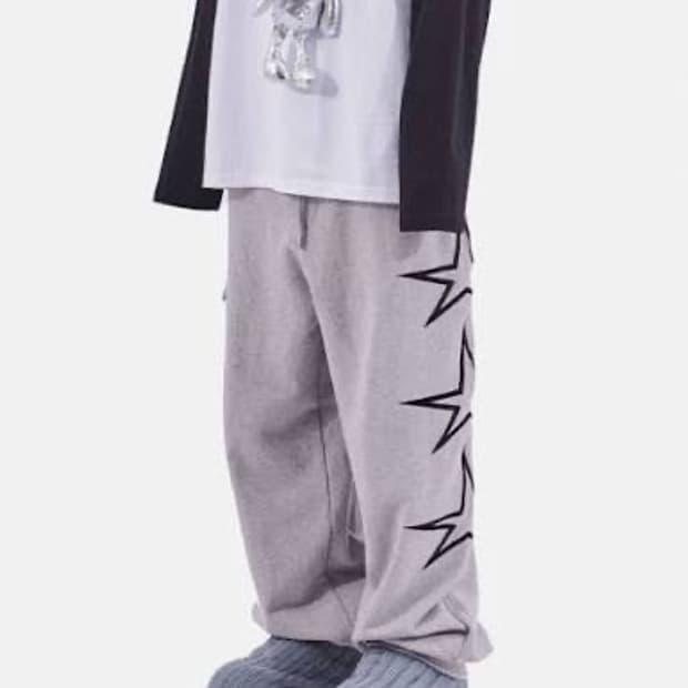 퍽보이 스웻팬츠 그레이