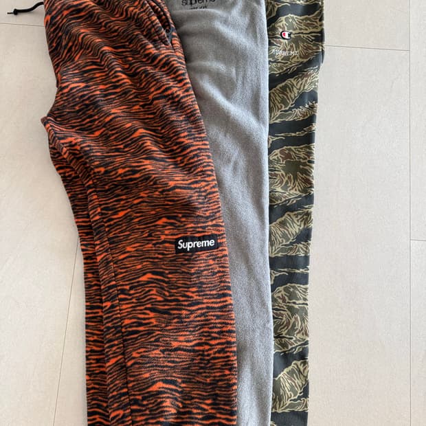 슈프림 x챔피언, 폴라텍 플리스 팬츠