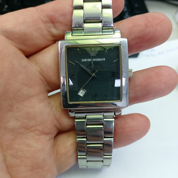 엠포리오 아르마니 남성 메탈 시계