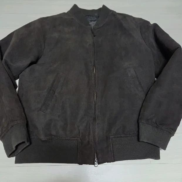 유니클로 스웨이드 블루종 자켓