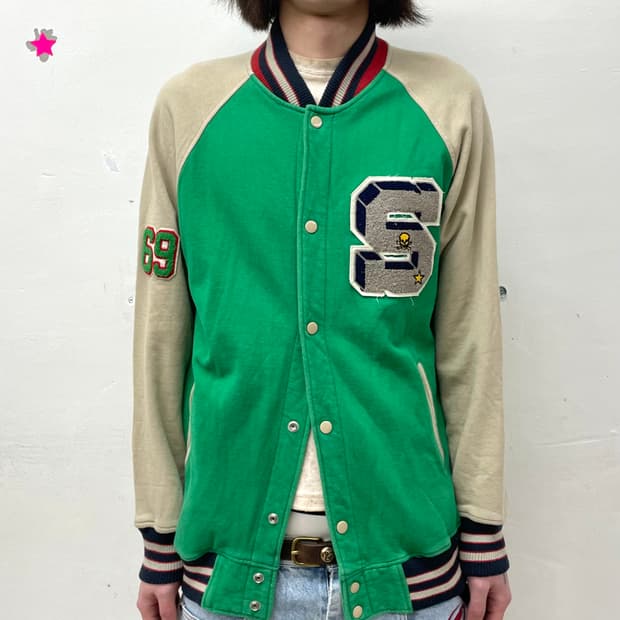 S Skull 69 Green Jacket