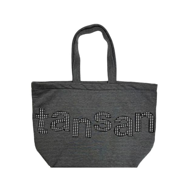 탄산마그네슘 로고 쇼퍼백 그레이