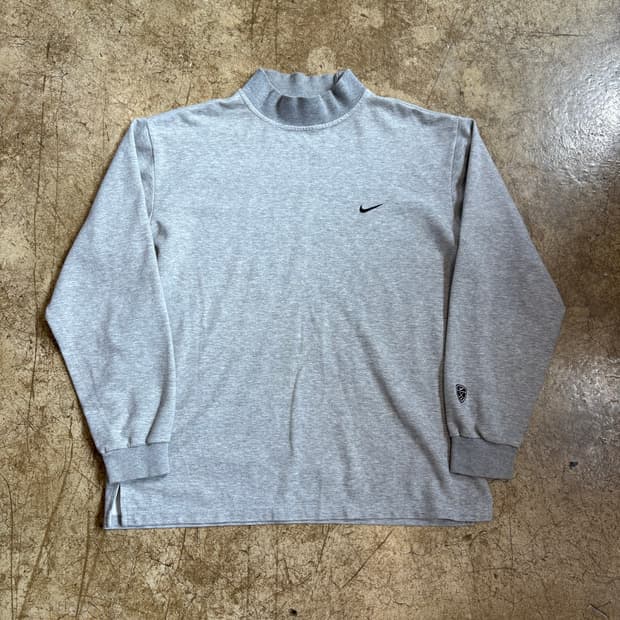 90-00s 나이키 빈티지 모크넥 티셔츠