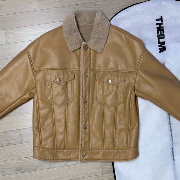 더일마 남자 토리 에코 무스탕