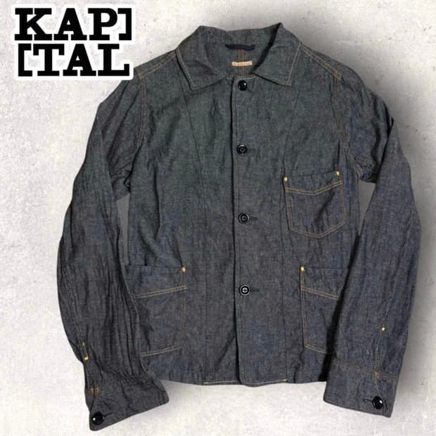 캐피탈 데님셔츠