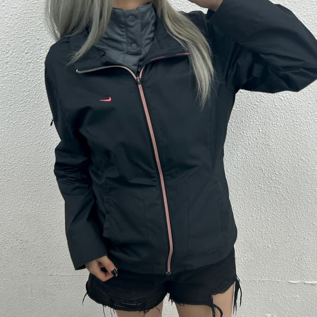 나이키 그레이 베스트 세트 차콜 자켓 L