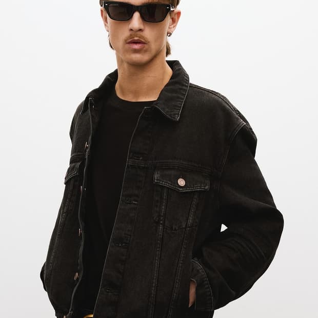 렉토 빈센트 데님 트러커 자켓 블랙 
