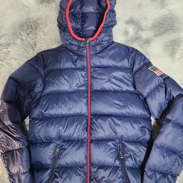 폴로 랄프로렌 스몰포니 성조기 패딩