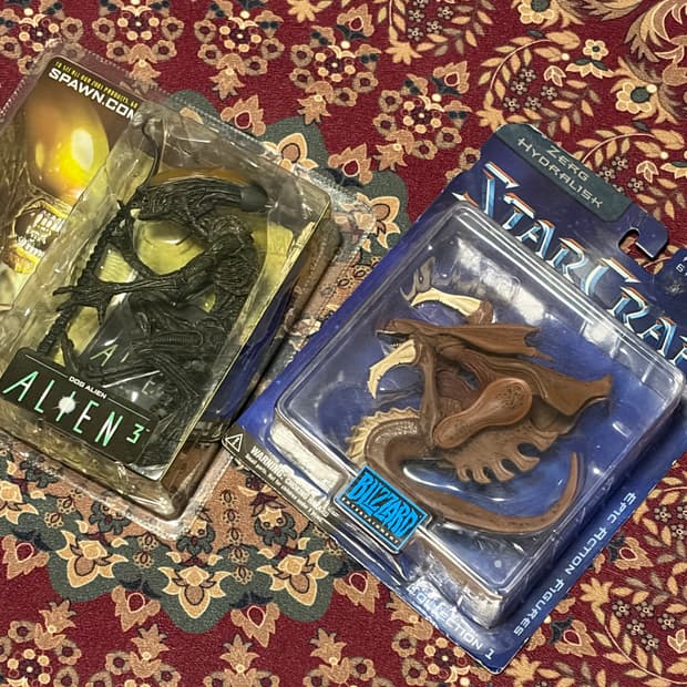 [Os] 1998 블리자드 스타크래프트 저그 히드라리스크 피규어