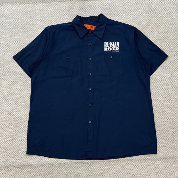 레드캡 레터링 하프 셔츠 r3650