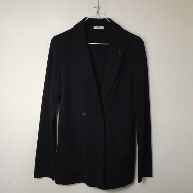 라르디니 블랙 메리노울 니트자켓 42