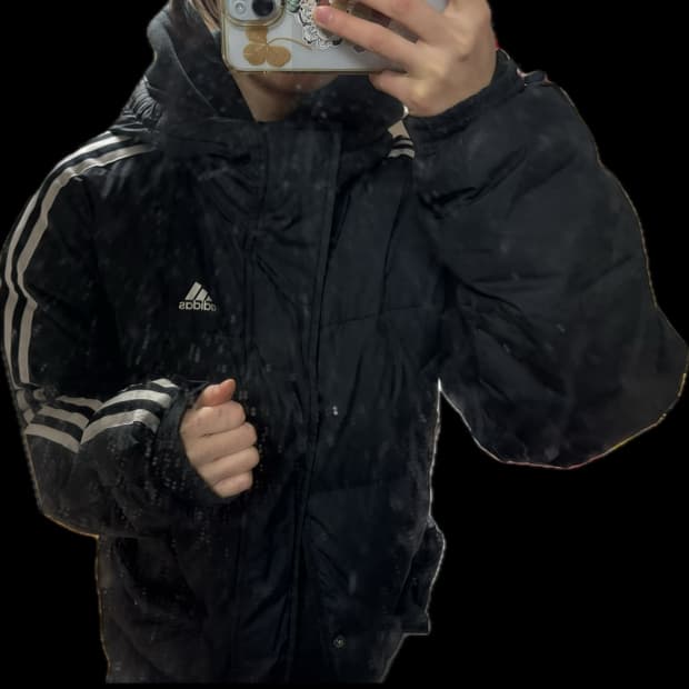 아디다스 롱패딩