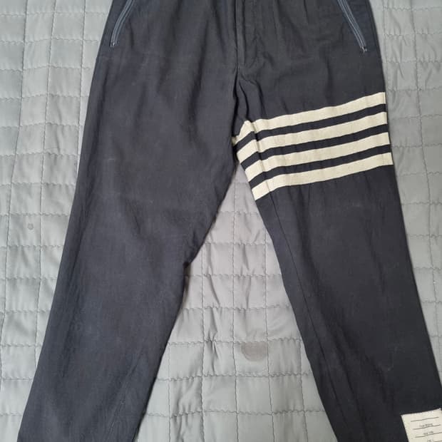 [정품] 톰브라운 플레인 위브 트랙팬츠 1사