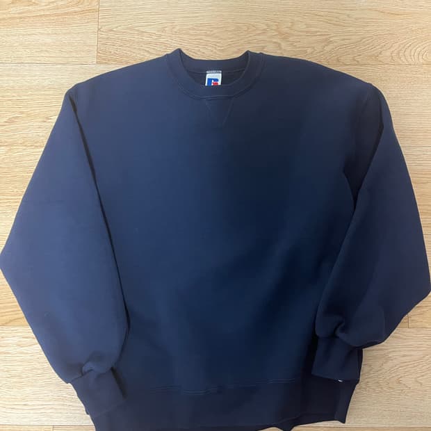 90s 러셀 스웻셔츠 usa 네이비 팜니다