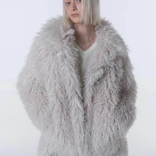 올디너리 홀리데이 헤어리 퍼자켓