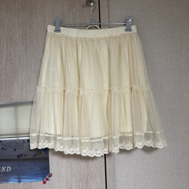 어스뮤직 레이스 천사 스커트