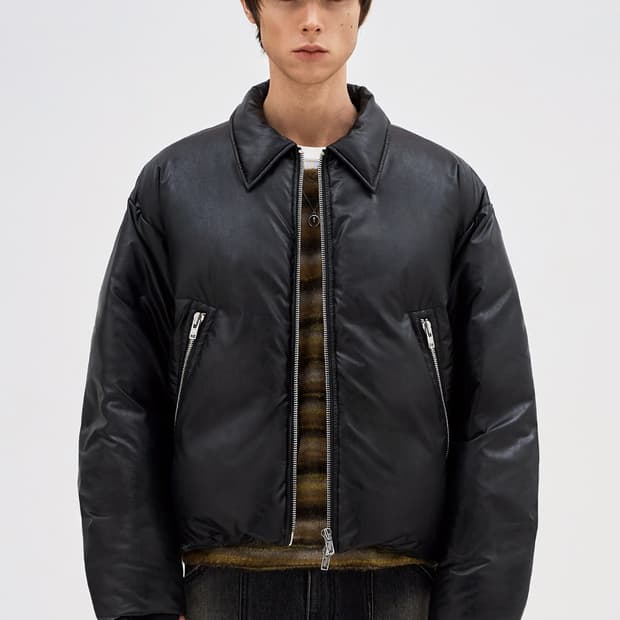 도프제이슨 레더 덕다운 패딩 s사이즈 팝니다