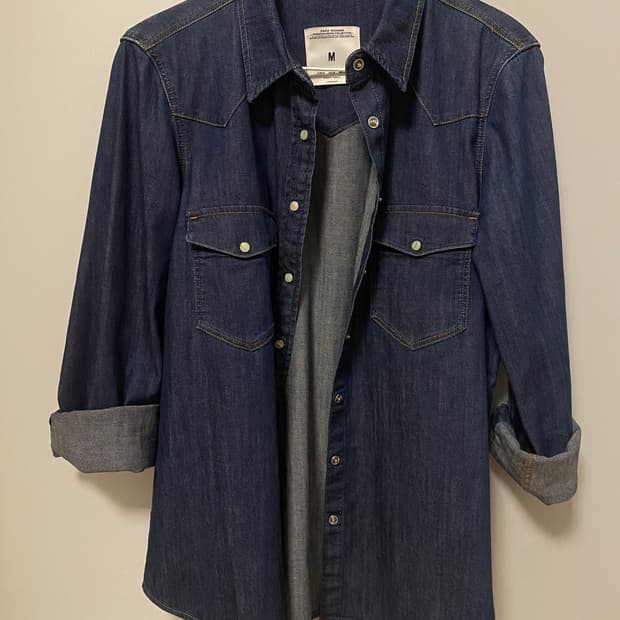 자라 데님 셔츠 M