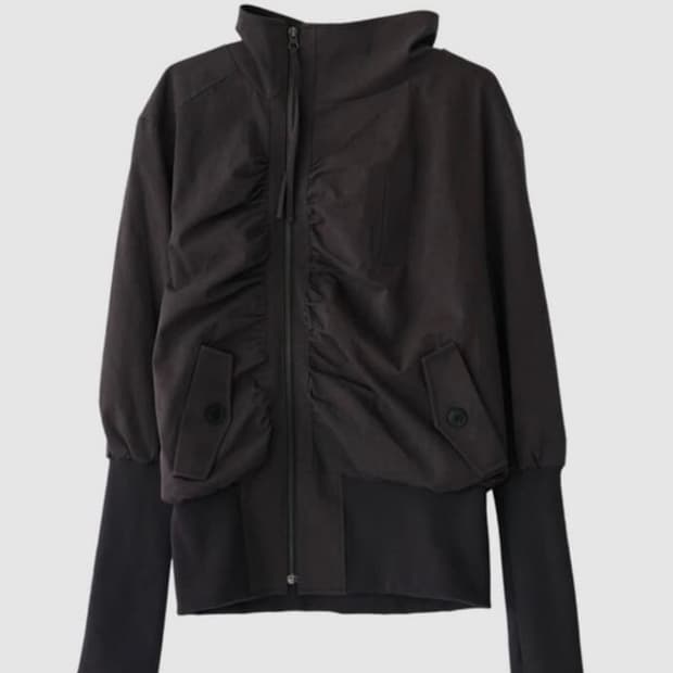 인앤양인하모니 셔링 자켓 퍼플