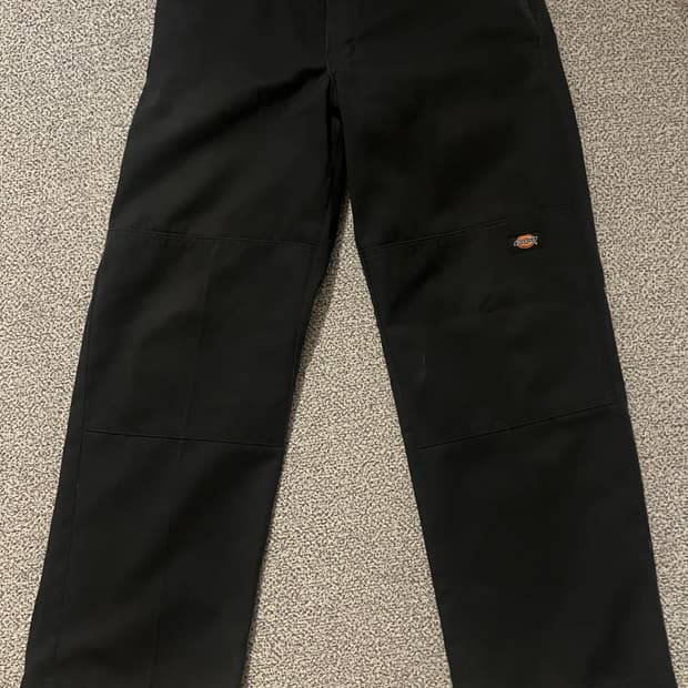 더블니 85283 루즈핏 워크팬츠 Black