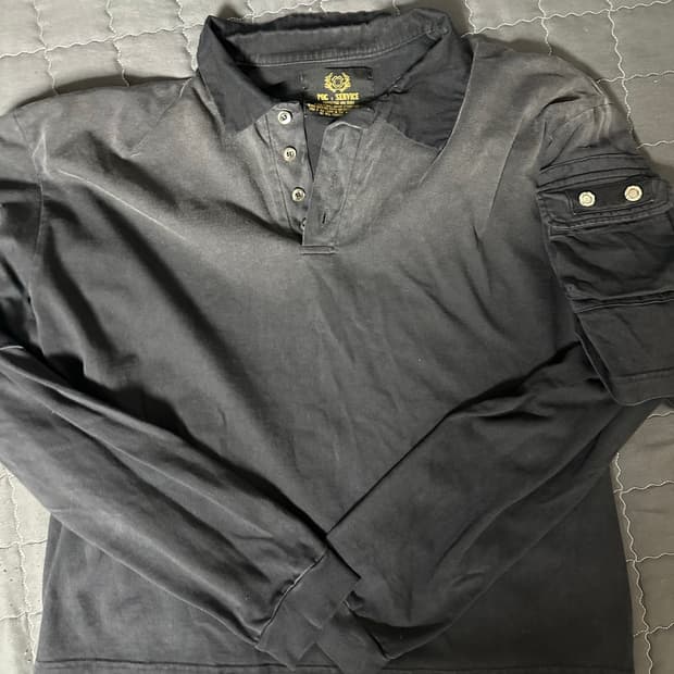 포그서비스 밀리터리 레이어드 슬리브 블랙 1size black