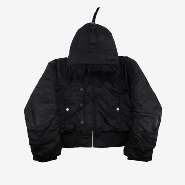 [2] 선데이오프클럽 퍼 후드 봄버 자켓