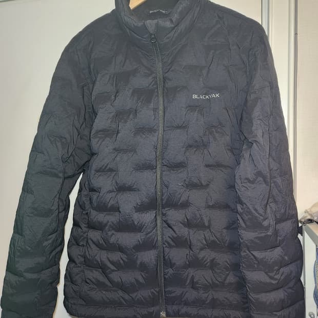 블랙야크 구스다운 경량 패딩 블랙 100