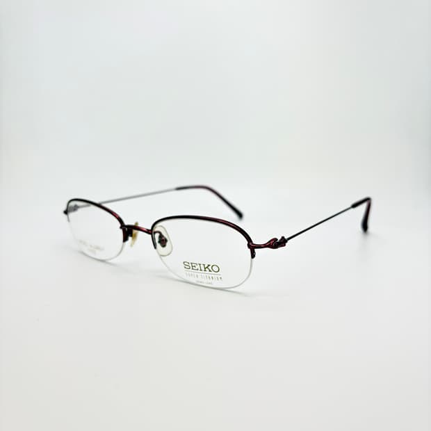 SEIKO 세이코 슬림 레드 반무테 