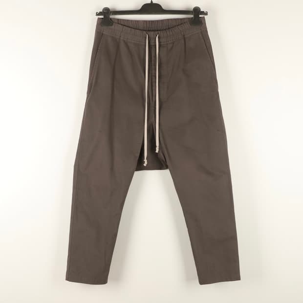 XS / Rick Owens 릭오웬스 몰스킨 드로우스트링 팬츠