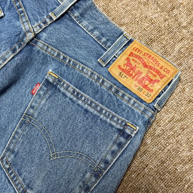리바이스517 빈티지 플레어 데님 부츠컷 청바지 30x32 팝니다
