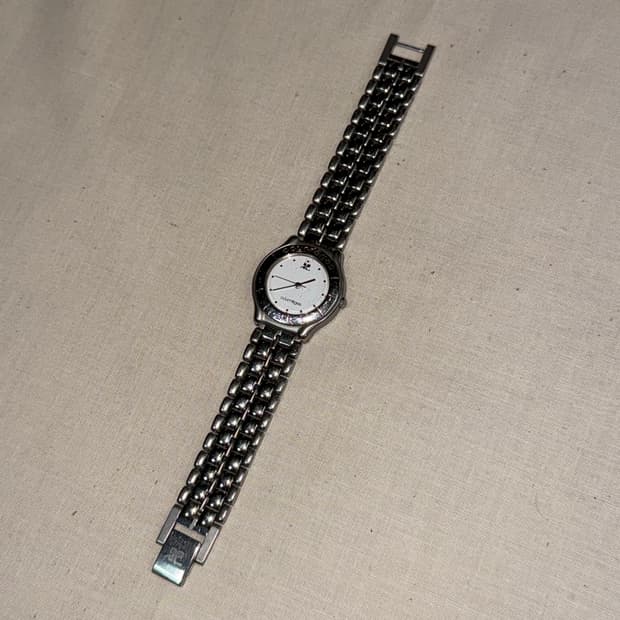[VINTAGE] Courrèges Paris Silver Logo Wa