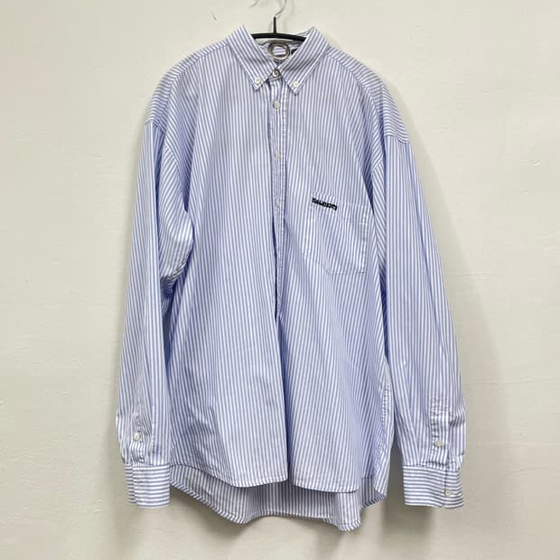 베트멍 VETEMENTS 백로고 메탈링 스프라이트 셔츠 M