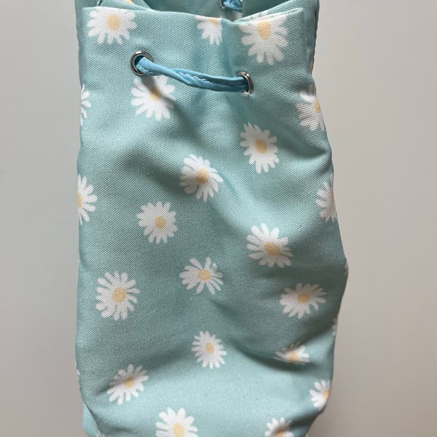 민트 플라워 백