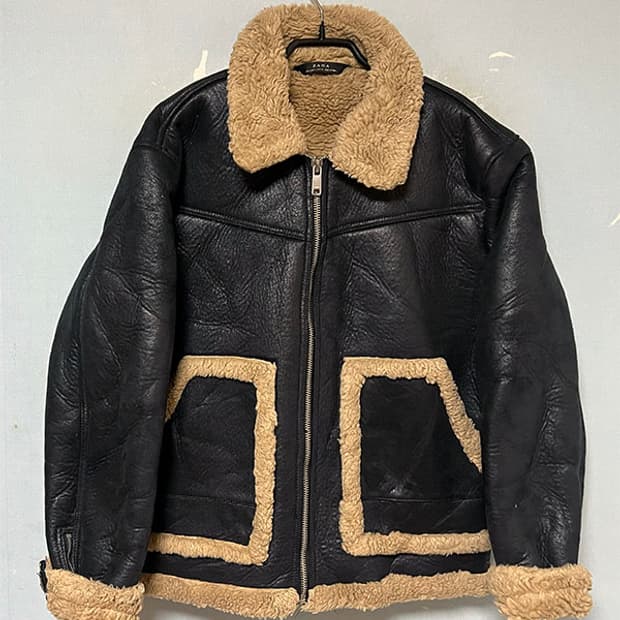 ZARA 자라 남자 무스탕 양털 캐주얼 겨울 L 100