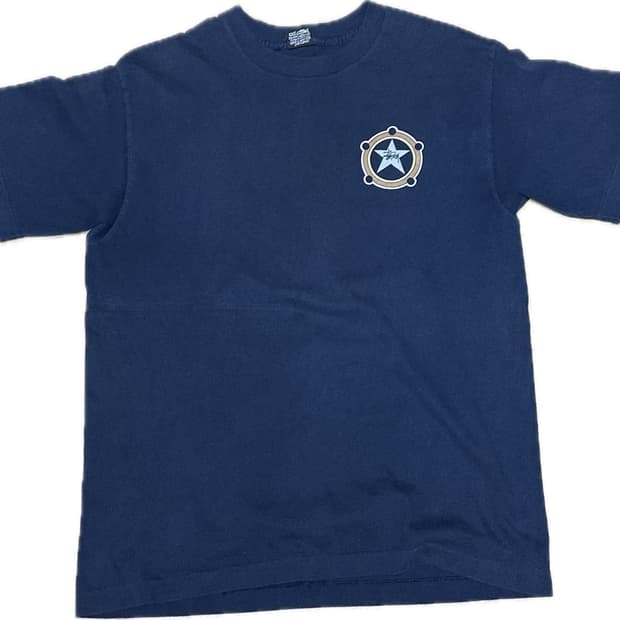 90s 스투시 star logo 반팔 L 네이비