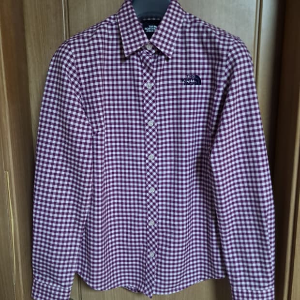 노스페이스 여성 체크셔츠 85