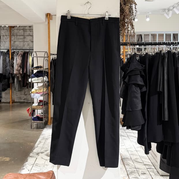 르메르 블랙 버튼 스트레이트 슬랙스 