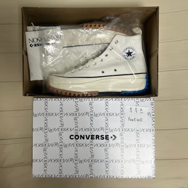 [270] JW 앤더슨 컨버스 런스타 하이크 화이트