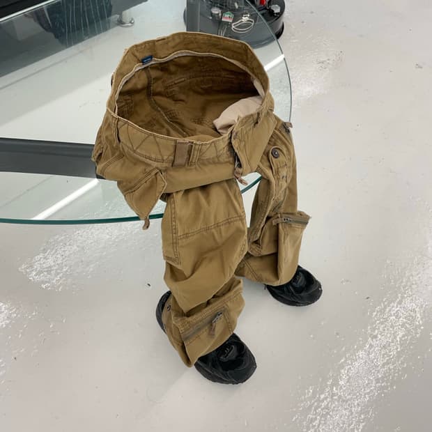 폴로 밀리터리 디테일 아카이브 팬츠