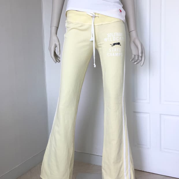 Hollister Soft Yellow Training Pants