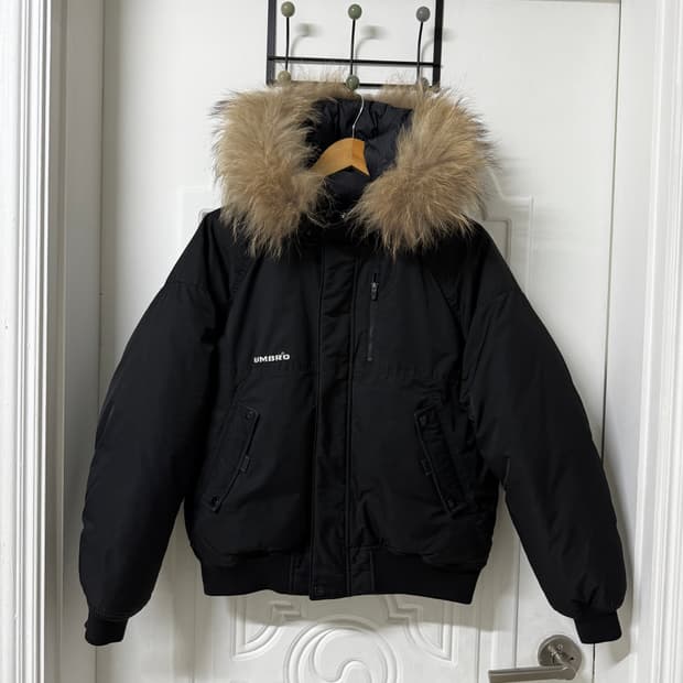 85 사이즈 엄브로 숏다운 패딩