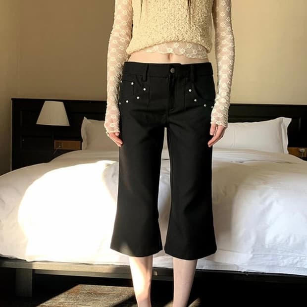 하우스오브하우스 카프리팬츠