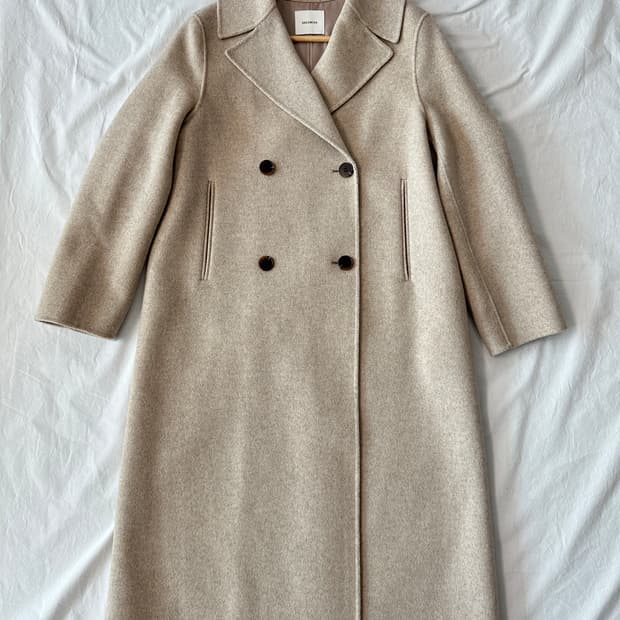 쉬즈미스 모캐시미어 더블롱코트