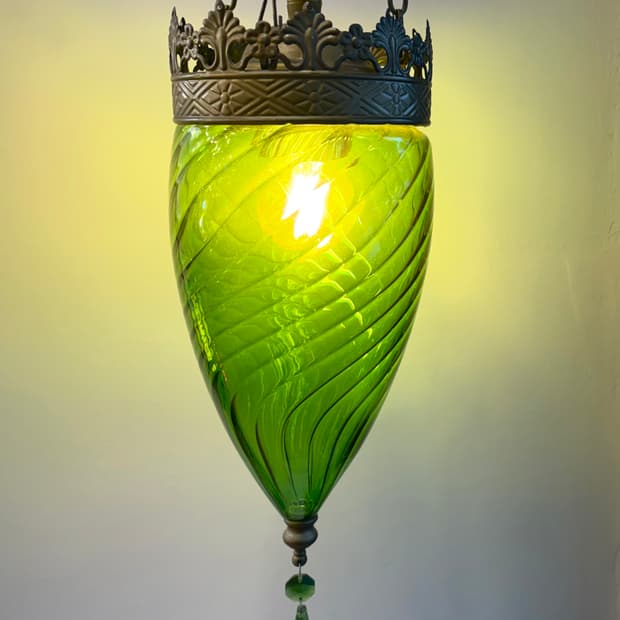 희귀색 인태리어 조명 소품 초록(녹색)