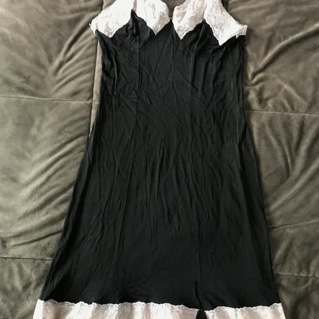 블랙 레이스 슬립