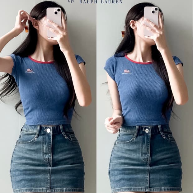 폴로 진스 반팔티
