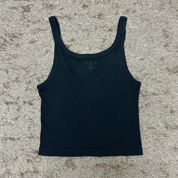 브랜디멜빌 크롭 탑 블랙