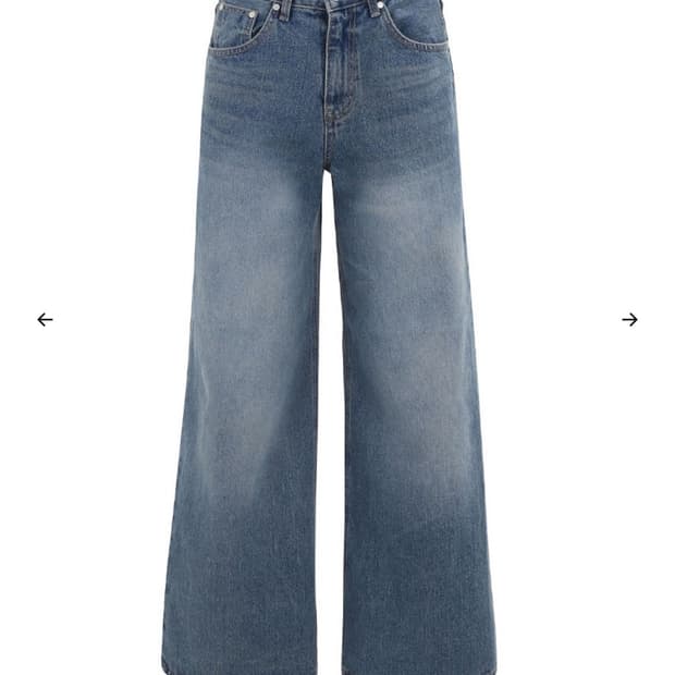 킴서울 kimseoul 333 734 blue logo jeans L