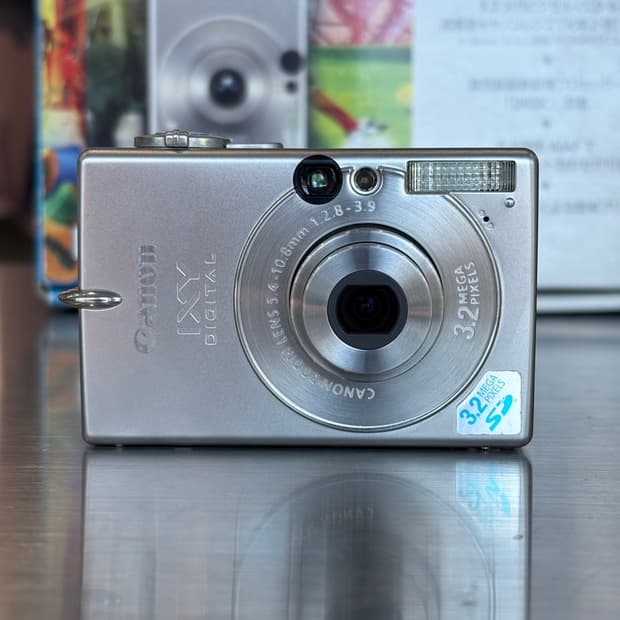 풀박)캐논 익시 디지털30 실버 빈티지디카